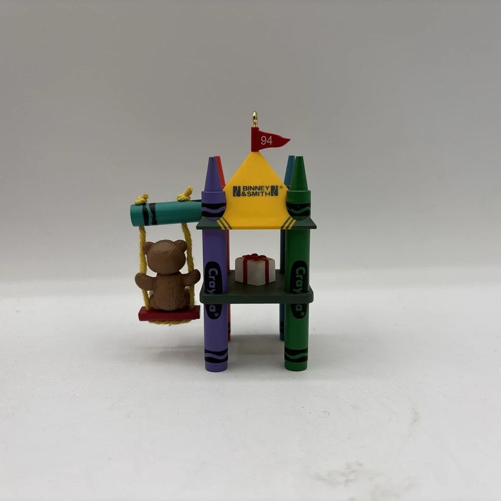 Hallmark Keepsake Ornament 1994 Bright Playful Colors 6th In Crayola Series EUC
